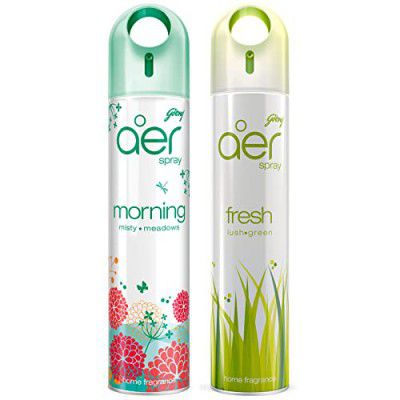 Godrej aer Home Spray - Morning Misty Meadows & Fresh Lush Green 220 mL