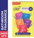 Godrej Aer Power Pocket Assorted Fragrance Blocks (5 x 10 g)...