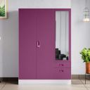 Interio by Godrej Almirah Slimline Blend 3-Door Steel Almirah...