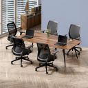 Interio by Godrej Curv Premium Mesh Wide Back Ergonomic Chair for Work (Set of 5, Black)...