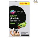 Godrej Expert Easy 5 Minute Shampoo Hair Colour Sachet - Natural Black 75ml (Pack of 3 x 25ml)...