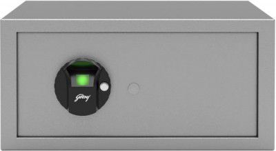 Godrej Forte Pro 20 Litres Biometric Safe Locker for Home & Office with Optical Finger Print Sensor - Grey Safe Locker  (Biometric)