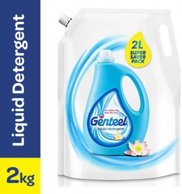 Godrej Genteel Top load and Front load Washing Fresh Liquid Detergent  (2 kg)