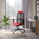 GODREJ INTERIO Aero Mesh Back Ergonomic Office Chair (with Headrest, Milan Red)...