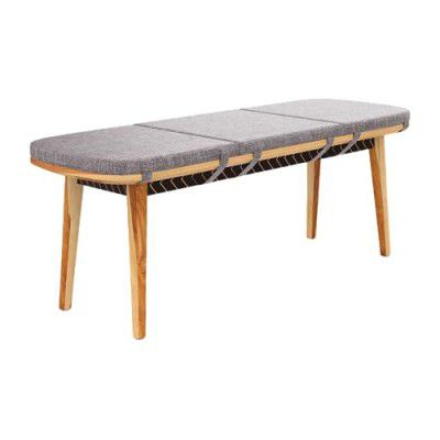 GODREJ INTERIO Cesar 3-Seater Fabric Dining Bench (Light Brown)