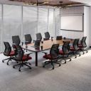 [Extra ₹3500 OFF] GODREJ INTERIO Curv Chair Premium Mesh Wide Back Ergonomic Chair (Pack of 10, Red)...