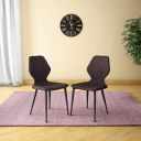 GODREJ INTERIO Dining Chairs Mulberry Fabric Dining Chair (Set of 2), 1-Year Warranty, Maroon...