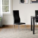 GODREJ INTERIO Dining Chairs Tia Metal Dining Chair, 1-Year Warranty, Black (Set of 2)...