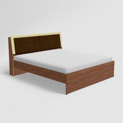 GODREJ INTERIO Stash Morf King Size Engineered Wood Bed with No Storage 1-Year Warranty, Beige, Brown STASHK29