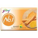 Godrej No.1 Bathing Soap - Sandal & Turmeric, 150g (Pack of 9)...