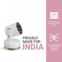 Godrej Security Solutions WiFi 1080p FHD 2MP 360° Viewing Area Security Camera, White...