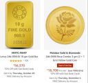 Gold Bar & Coins with Extra 10% Off on ICICI, Citi & Axis Cards...