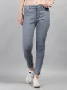 GOLD-D.A FASHION Women Skinny Mid Rise Grey Jeans...