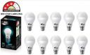 Gold Nation 10 W Standard B22 LED Bulb (White, Pack of 10)...