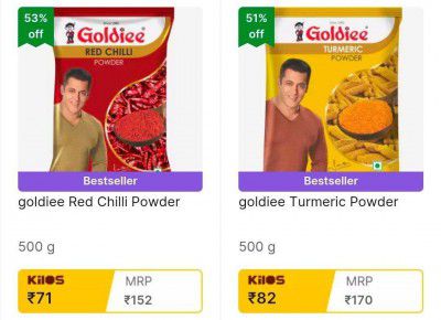 Flipkart Grocery : Goldiee Masala LOOT 