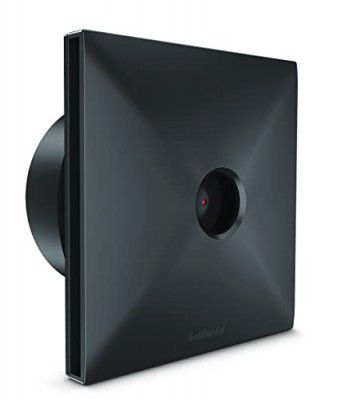 Goldmedal Aria 150 Mm Exhaust Fan for Kitchen, Bathroom and Office with Strong Air Suction (Cutout Size: Ø146 mm) - Black