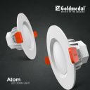 Goldmedal Atom 5W LED Downlight-Round Recessed Ceiling Lamp (Blue)...