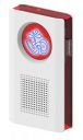 Goldmedal Ekaant - Mantra Door Bell (A) | Elegant Design | 4 Selectable Mantras With Flashing Light| Door Bell For Home | Pack of 1 (White and Red)...
