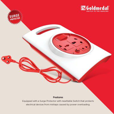 Goldmedal G-Expert 16A 3-Pin Plug- Master Switch with Indicator