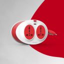 Goldmedal Gio 2-Pin Extension Board (White and Red) – Pack of 1...