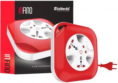 Goldmedal Infino 3 Socket Extension Boards (White, 5 m)