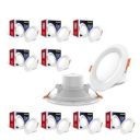 Goldmedal LIGO 5W LED Round with 3-inch Concealed Junction Box Downlight - Cool Daylight(6500K) | Pack of 10...