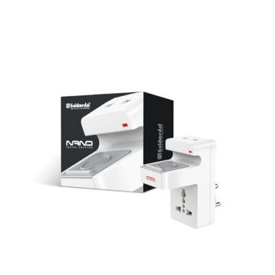 Goldmedal Nano Travel Adaptor with Mobile Stand 