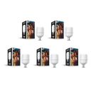 Goldmedal Thor 50W B22 Base LED Bulb | Energy Efficient | Cool Daylight (6500K) Pack of 5...