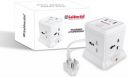 Goldmedal Turbocharge 4+3 Power Strip 4 Socket Extension Boards (White, 2 m, With USB Port)...