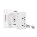 Goldmedal Turboplus+ Power Strip | 4 Universal Sockets | 2 Meter Cable...