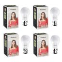 Goldmedal WOW 9W B22 Base LED Bulb For Home & Office |Cool Daylight (6500K) |Pack of 4...