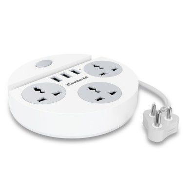 Goldmedal Zippo 1.5-Meter Extension Cord | 3 USB Charging Ports & Mobile Holder