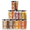 GOLWYN Air Tight Containers For Kitchen Storage Set, Bpa Container (1100 Ml Set Of 8)(Plastic)...