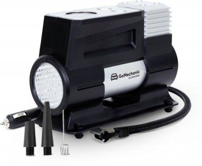 GoMechanic 150 psi Tyre Air Pump for Car & Bike
