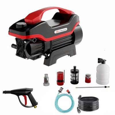 GoMechanic Car Washer High Pressure Pump Machine - Portable Washing Gun - 2200 Watts (Black-Red)