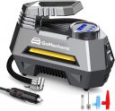 GoMechanic Digital Tyre Inflator for Car - 150 psi, 12V DC Portable Air Pump/Compressor LED Light (Gusto T2)...