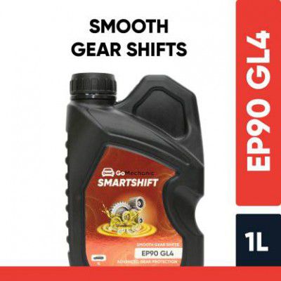 GoMechanic Smartshift EP90 GL 4 High-Quality Longer Protection Better Lubrication Gear Oil for Passenger & Commercial Cars Gear Oil (1 L, Pack of 1)