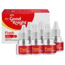 Good knight Flash Liquid Vaporiser – Pack of 6 (45ml each) | Mosquito Repellent Refill...