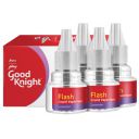 Good knight Flash Liquid Vapourizer | Mosquito Repellent Refill | Lavender Fragrance | Pack of 4 (45ml each)...