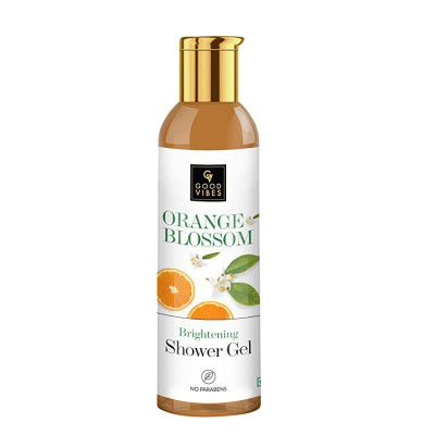 Good Vibes Orange Blossom Brightening Shower Gel - 200 ml - Moisturizing and Non Drying for All Skin Types - Sulfate and Paraben Free