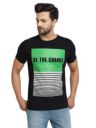 GOODCARRY Typography Men Round Neck Black T-Shirt...