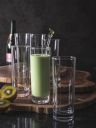 GOODHOMES Set of 6 Transparent Solid Juice Tumbler Glass...
