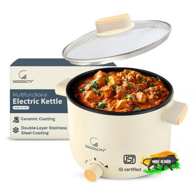 Goodscity Multipurpose Electric Kettle with Ceramic Coating 1.2L| 600W|1Year Waranty