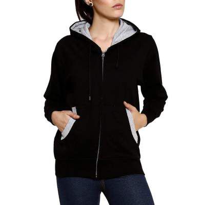 Goodtry G Women's Cotton Hoodies-Black