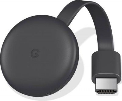 Google Chromecast 3 Media Streaming Device  (Black)