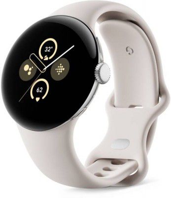 Google Watch 2 Smartwatch  (Porcelain Active Strap, Free Size)