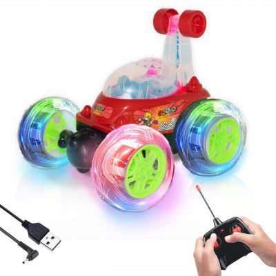 Gooyo GY9505 Rechargeable 5 Functions 360° Rotating & Rolling : Lithium Battery in Car (Included) (Red)