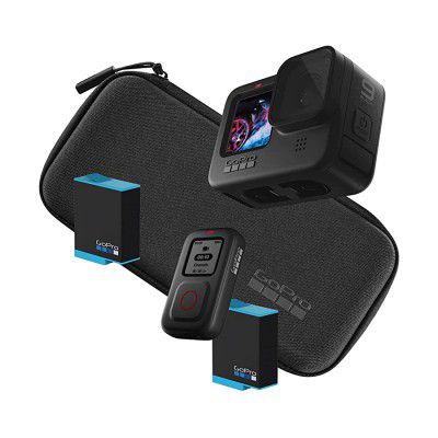 GoPro HERO9 Black Action Camera with Remote and Extra Rechargeable Battery