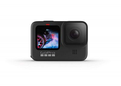 GoPro HERO9 - Waterproof Sports Camera with Front LCD Screen & Rear Touch Screen,5K Ultra HD Video,20MP Photos,1080p Live Streaming, Stabilization-Black (1 Year INTL Warranty + 1 Year in Warranty)