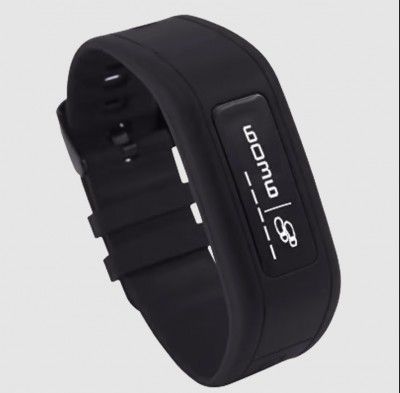 GOQii Fitness Tracker with 3 Month Personal Coaching (V2-HR-3-BL, Black)